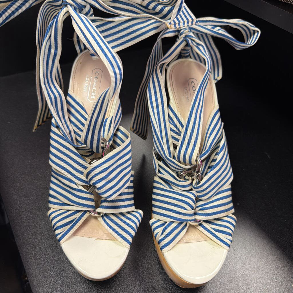 8 Coach Kimi Knotted Grosgrain Platform Sandal