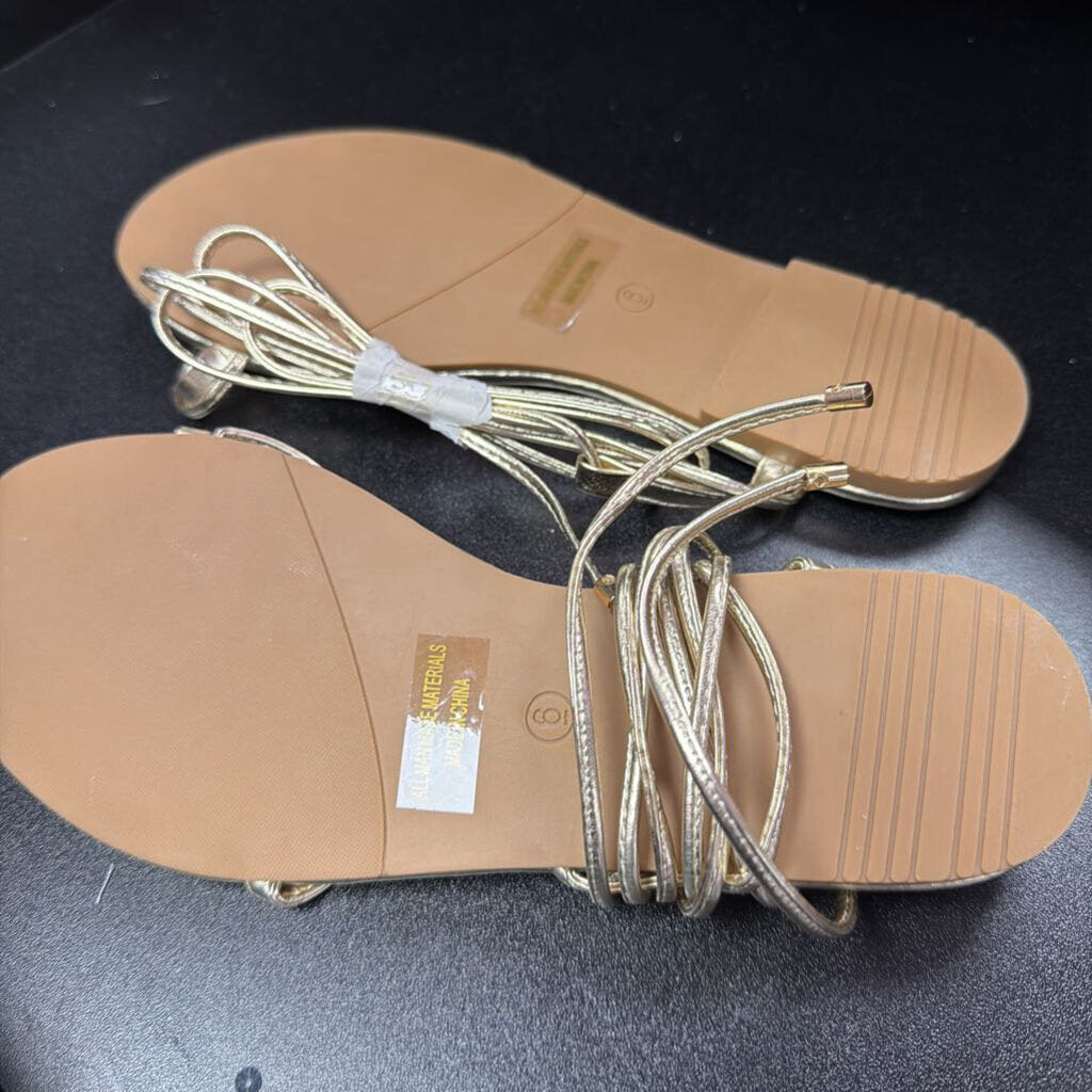 6 Party Toe Loop Gladiator Flat Sandal