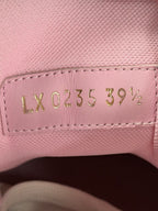 9/39.5 Louis Vuitton Calfskin Monogram LV Trainer