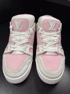 9/39.5 Louis Vuitton Calfskin Monogram LV Trainer