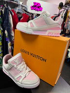 9/39.5 Louis Vuitton Calfskin Monogram LV Trainer