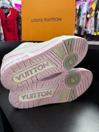 9/39.5 Louis Vuitton Calfskin Monogram LV Trainer