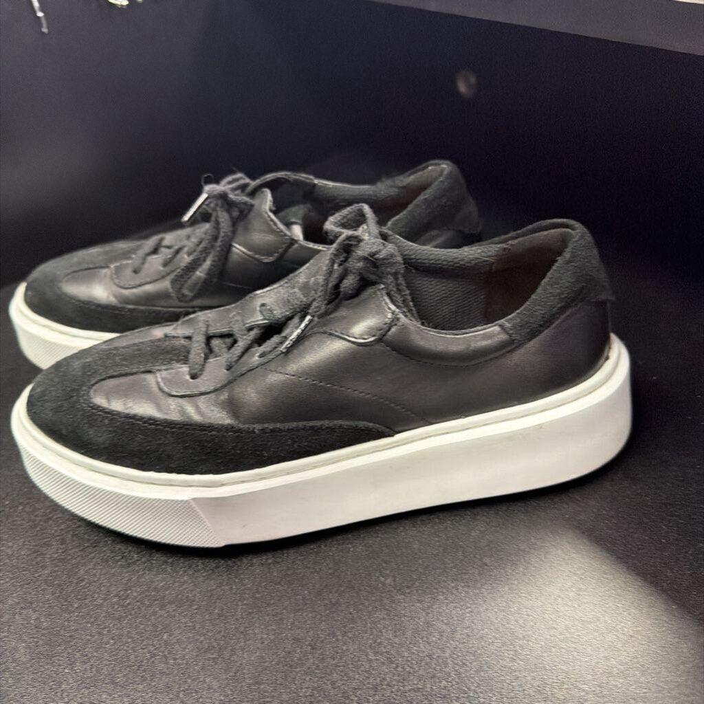 9 Clarks Lehman Mix Sneaker Suede Leather Thick White Sole