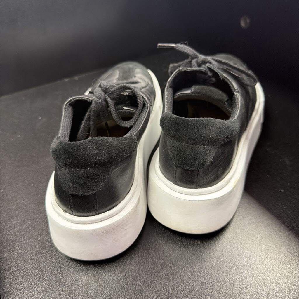 9 Clarks Lehman Mix Sneaker Suede Leather Thick White Sole