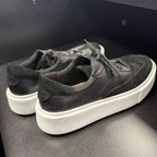 9 Clarks Lehman Mix Sneaker Suede Leather Thick White Sole