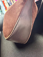 Gucci Two-Way Bamboo Suede Leather Hobo