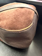 Gucci Two-Way Bamboo Suede Leather Hobo