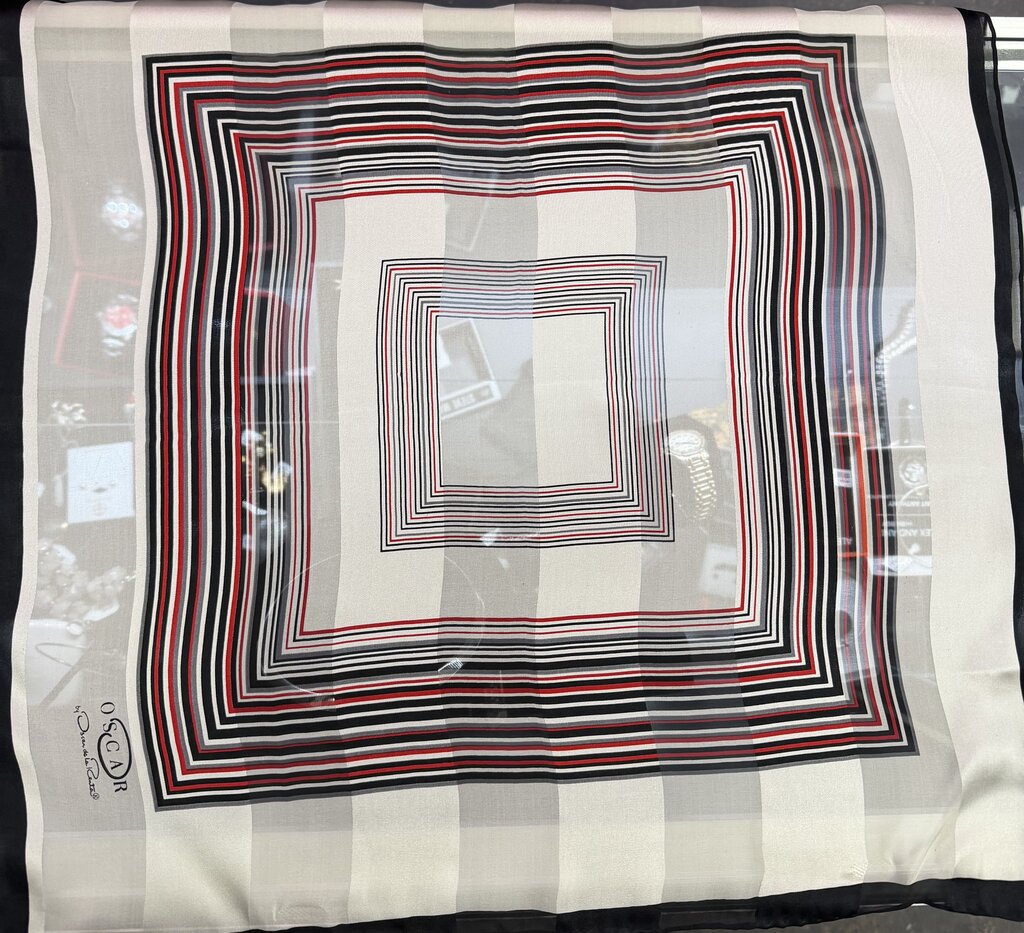 Oscar de la Renta Vintage Silk Scarf