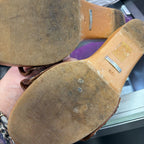 5.5/6 Dolce & Gabbana Studded Sandal Clear Strap