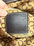 Coach VTG Signature Mono Structured Opening Hobo