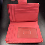 Genuine Leather Pebbled Bi-Fold Wallet