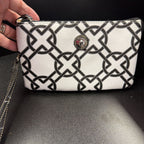 Stone & Cold. Faux leather Double Pouch Wristlet