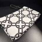 Stone & Cold. Faux leather Double Pouch Wristlet