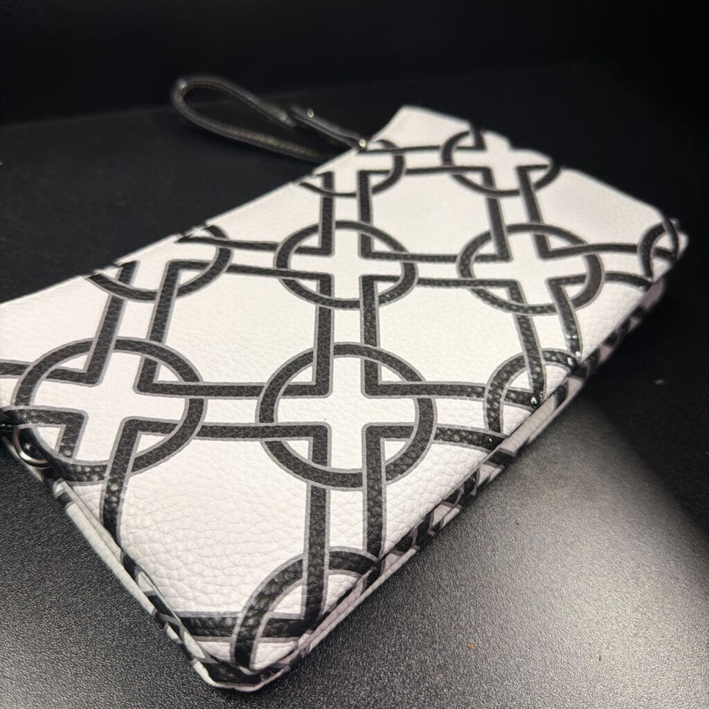 Stone & Cold. Faux leather Double Pouch Wristlet