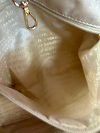 Kate Spade Canvas Rare Francis Tucan Leather Trim Tote
