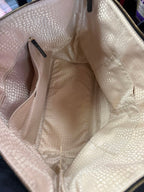 Kate Spade Sophie Camellia Street Zip Top Tote Purse Handbag Patent Polka Dot