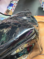 Kate Spade Sophie Camellia Street Zip Top Tote Purse Handbag Patent Polka Dot