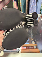 11.5/12 Unknown Stripe Bow Block Heel