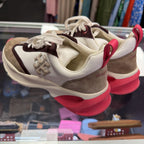 7.5 Tory Burch Good Luck Trainers Suede Leather