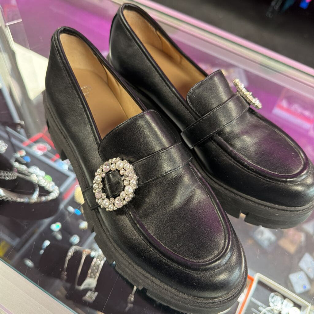 7 Crown & Ivy Loafer Crystal Embellishment Chunky Sole
