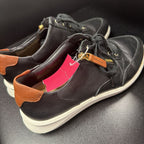 9 Clarks Nalle Lace Up Leather Side Zip Sneaker