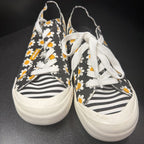 8 Rocket Dog Jazzin' Sneakers Daisy Print Lace Ups