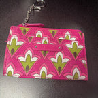 Vera Bradley Leather Card/Id Card Holder
