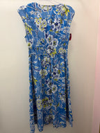 6 S/S Floral Stretch Drawstring
