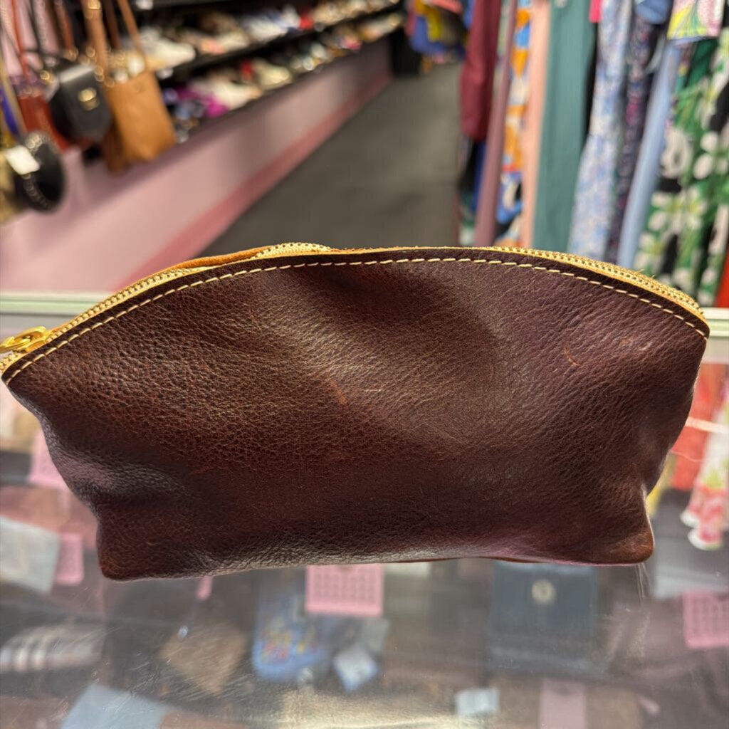 Portland Leather Goods Total Eclipse Makeup Bag