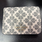 Kate Spade Spade Flower Small Bi-Fold Wallet Coated Canvas