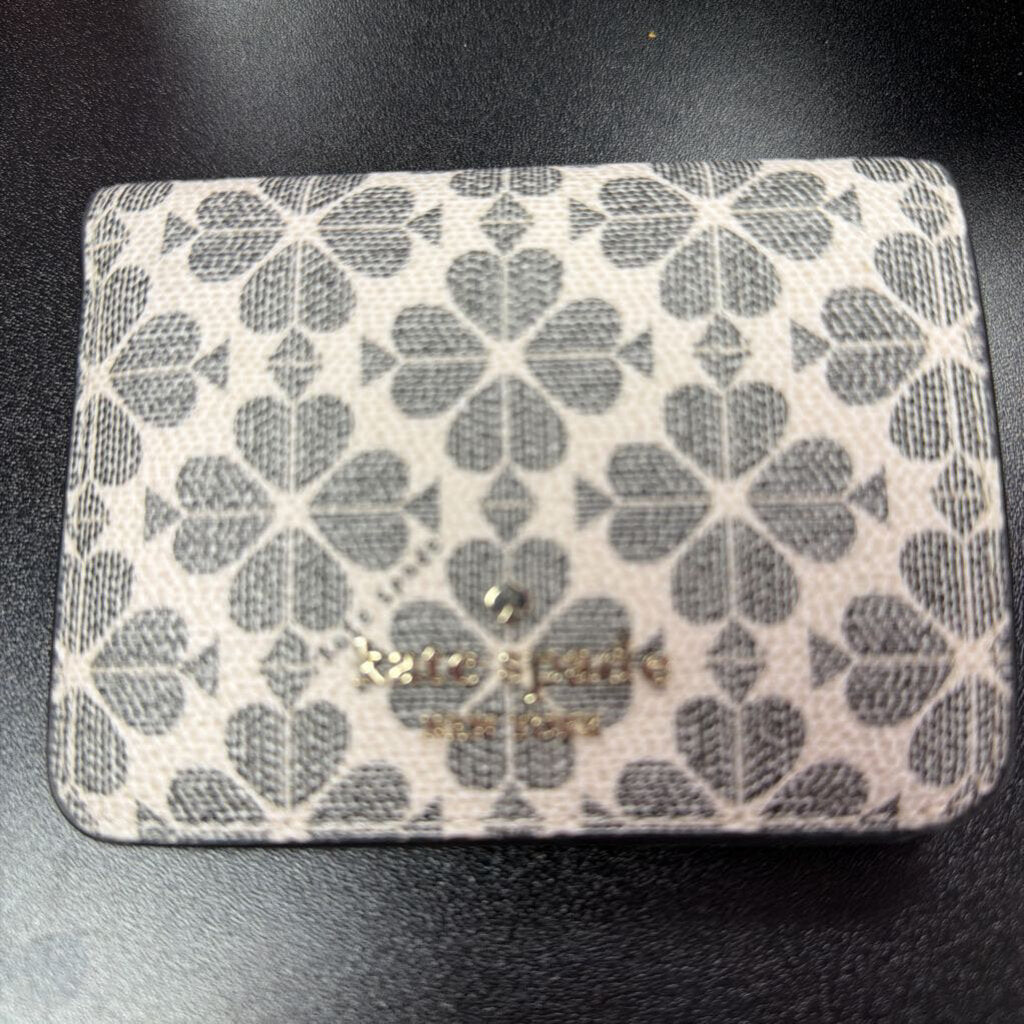 Kate Spade Spade Flower Small Bi-Fold Wallet Coated Canvas