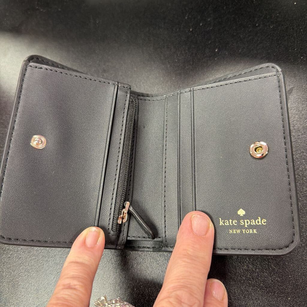 Kate Spade Spade Flower Small Bi-Fold Wallet Coated Canvas