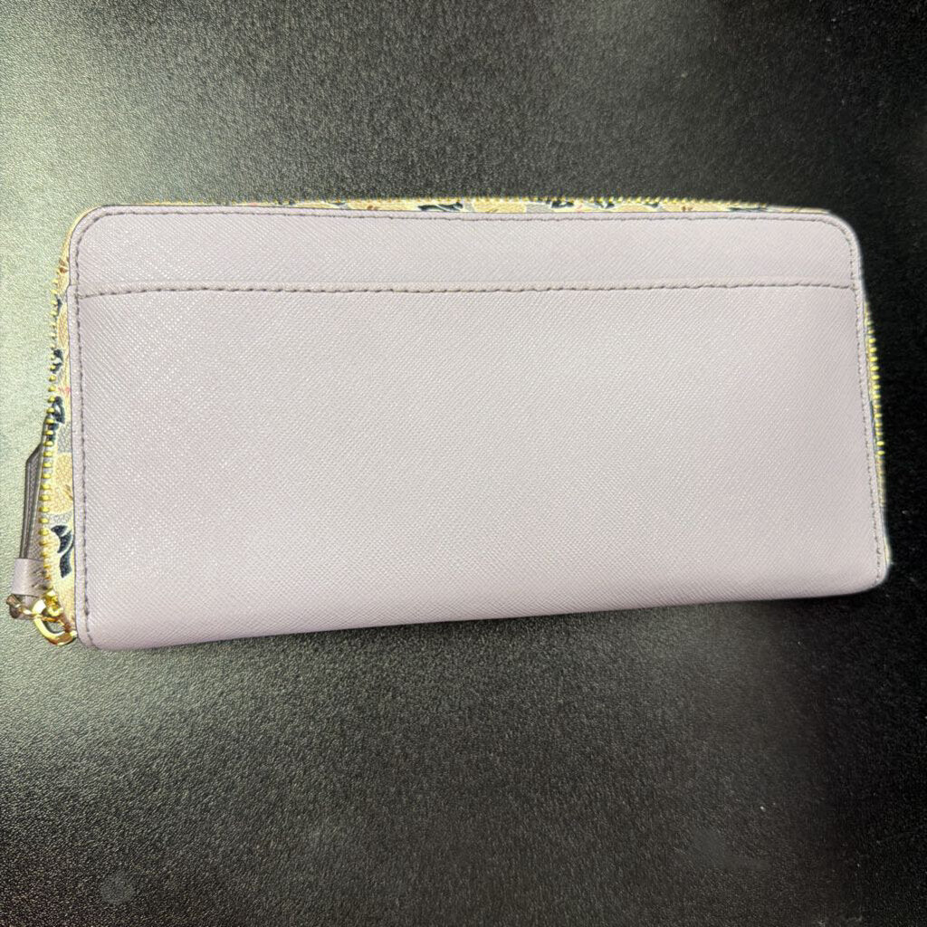 Kate Spade Devin Wallet Zip Around Floral Detail Wallet