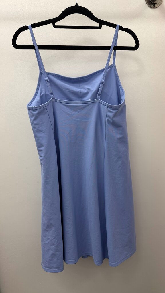 MD Spaghetti Solid Athletic Rouched Side Dress