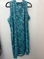 1X Patterned Athletic Tank Dress