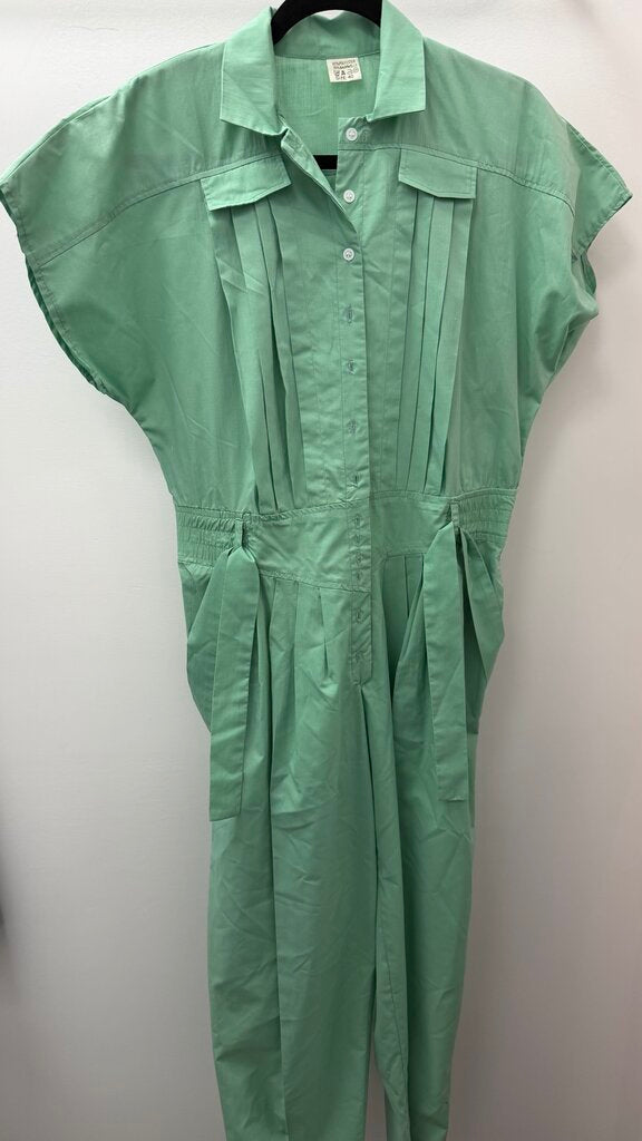 16/40 S/S collared Solid BF Jumpsuit