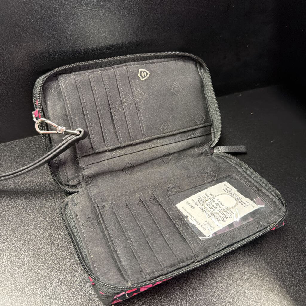 Vera Bradley Quilted Mickey Large RFID Wallet Wrist Can Crossbody But No Strap