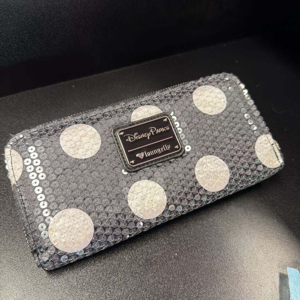 Disney X Loungefly Sequin Minnie Ears Bow Wallet