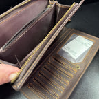 Jeep Leather Folding Large Wallet