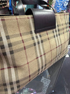 Burberry Suede Top Handle EW Handbag