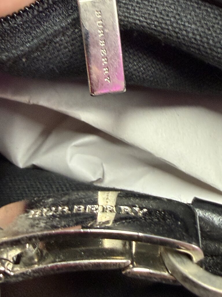 Burberry Suede Top Handle EW Handbag