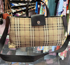 Burberry Suede Top Handle EW Handbag