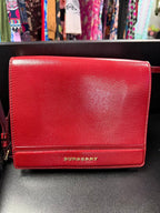 Burberry Grained Leather Envelope/Flie Crossbody