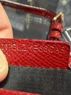 Burberry Grained Leather Envelope/Flie Crossbody