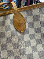 Louis Vuitton Neverfull GM Damier Azur SD2142 2012 No Pouch/Heat Stamped Intials