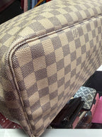 Louis Vuitton Neverfull GM Damier Azur SD2142 2012 No Pouch/Heat Stamped Intials