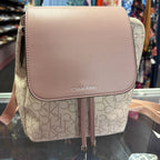 Calvin Klein Reyna Signature BackPack Small Imperfection On flap NWT