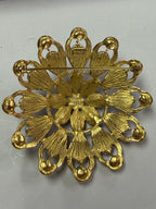 Trifari Blue Cabochon Brooch