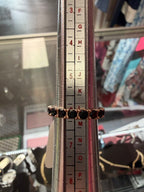 Pandora Size 6 Black Sparkling Row Eternity Ring