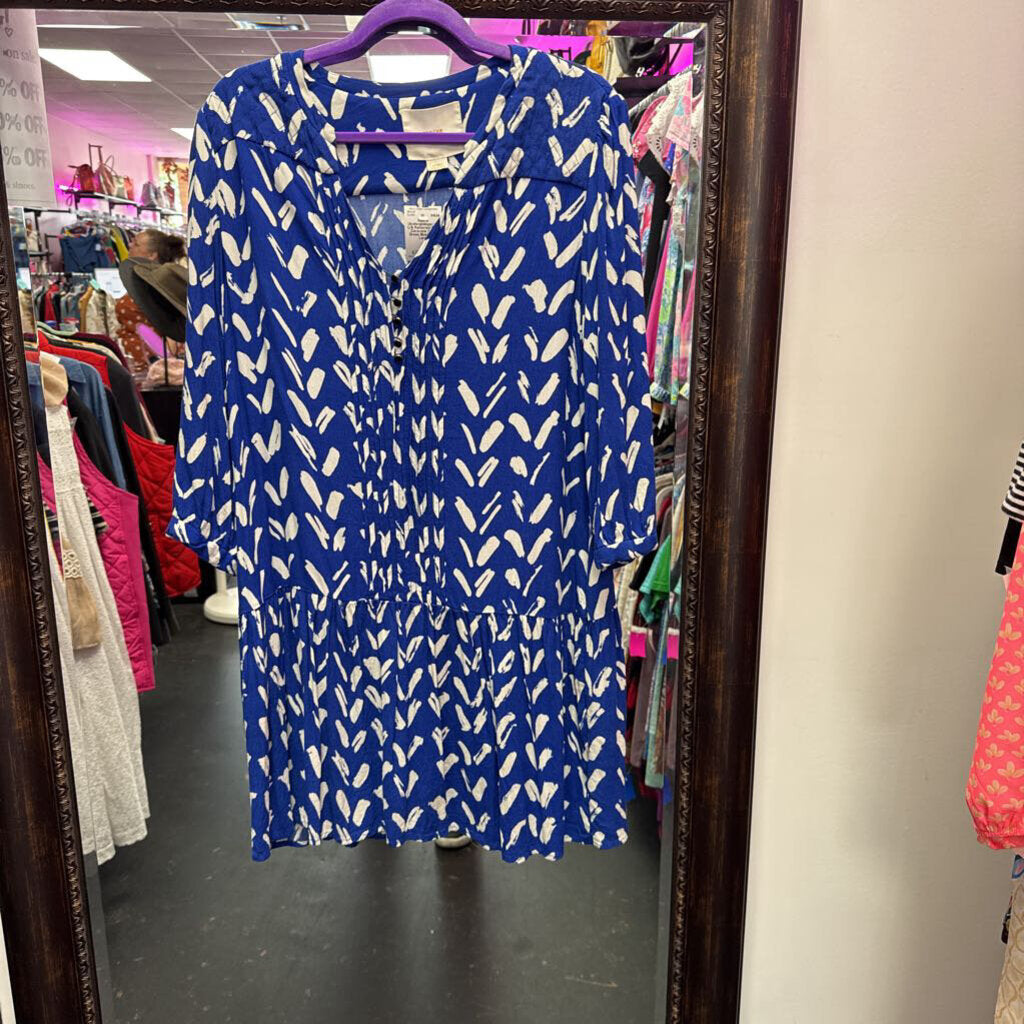 LG L/S Patterned Print Caravane Tunic Dress